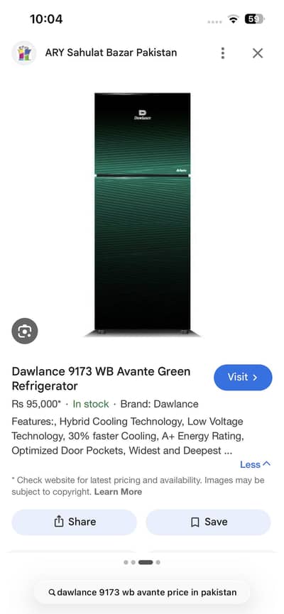 Box packed refrigerator