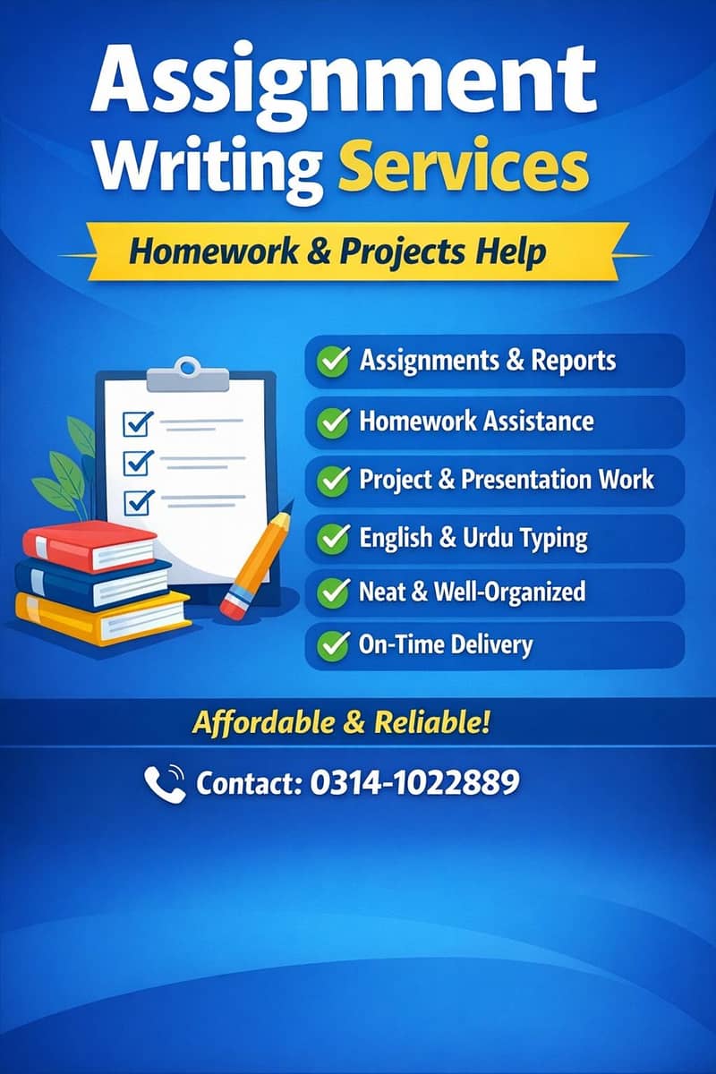 Assignment Writing Services Available 0
