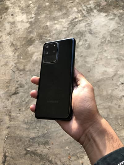 Exchange Samsung S20 Ultra 8+8/128 duel Sim PTA fast fimger read add