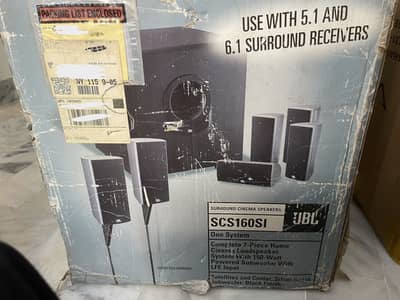 JBL Surround Cinema Speakers 6.1 (like new)