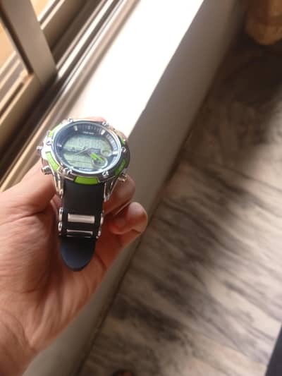 Modern Digital-Analog Wristwatch Durable, Sporty, and Sleek Design