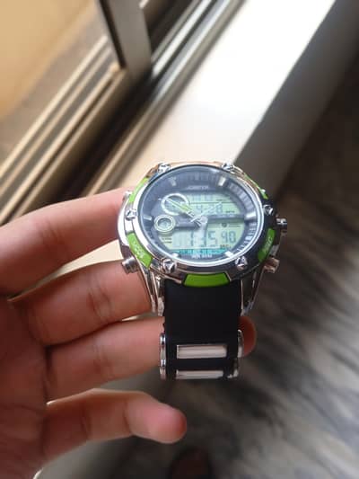 Modern Digital-Analog Wristwatch Durable, Sporty, and Sleek Design