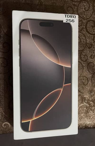 iPhone 16Pro max Desert Titanium Non Pta