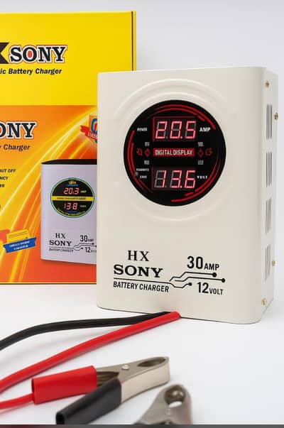 12 Volts 30 Amperes Smart Battery Charger