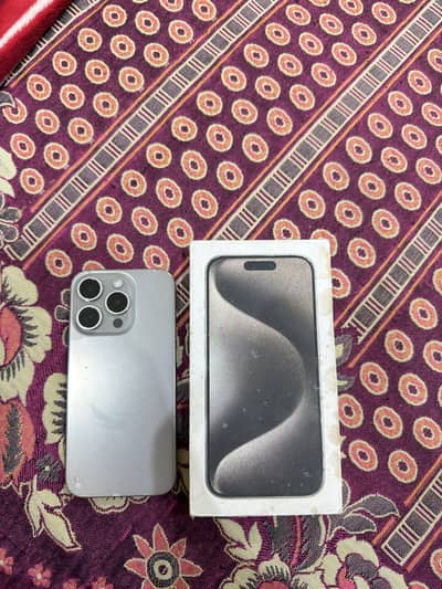 Iphone 15 pro non pta jv 128 gb with box