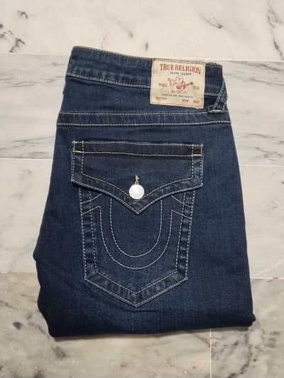 True Religion Men's Denim Jeans | Export Quality Stretchable Jeans