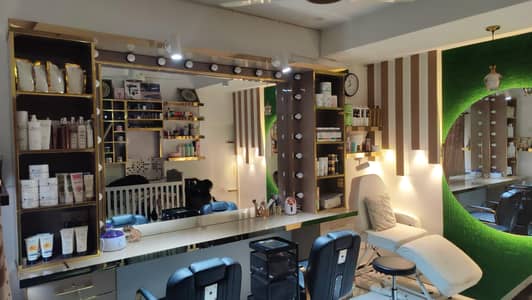 salon for sale/complete setup with all items/make-up studio/like new/