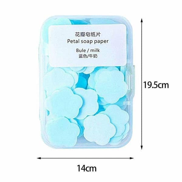 Flower soap big Box Travel Friendly Disposable Hand Wash
