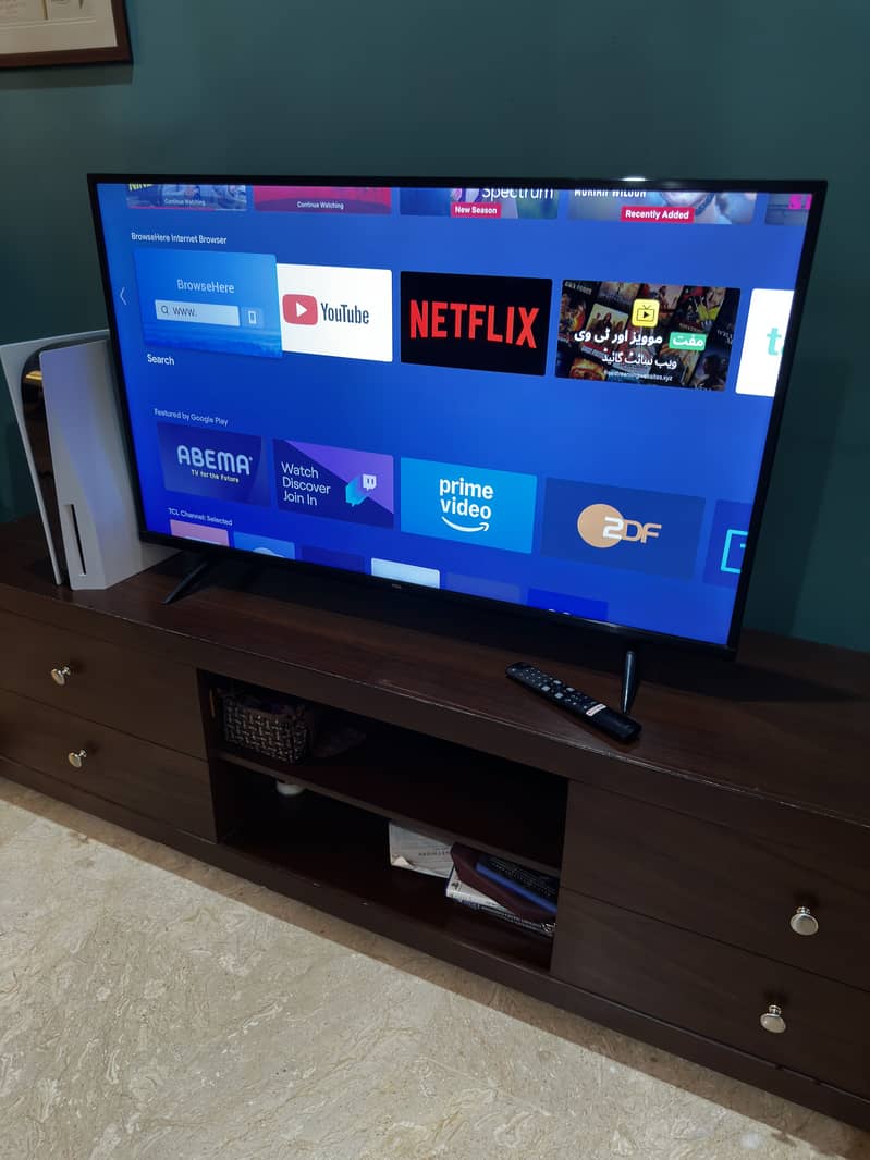 Solid wood TV console 1