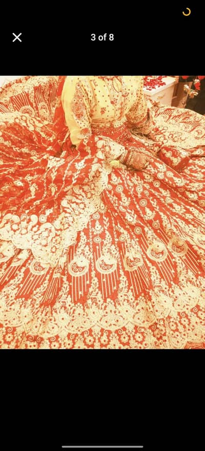 barat bridal dress
