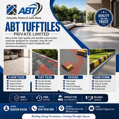 Floor tiles | Curb Stones | Tuff tile | Floor tiles | tuff | Pavers