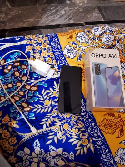 Oppo a16 4gb/64gb with original box and charger