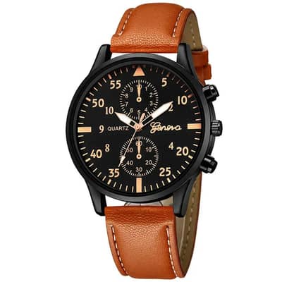 Men's Choreographic Quartz Watch Ultra-thin Belt