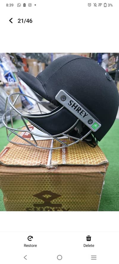 ORIGINAL CRICKET HELMETS SHREY/MASURI/CA/GRAYNICOLLS DELIVERY AVAILABL