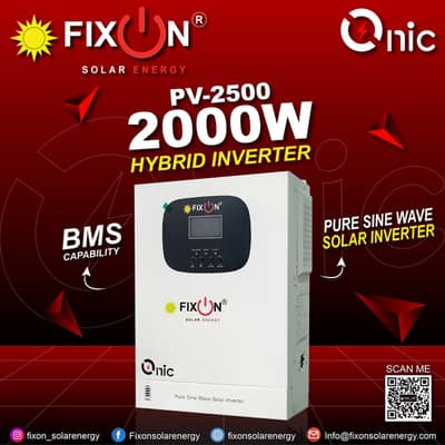 2kW Hybrid Solar Inverter fixon – Smart Energy for Your Home