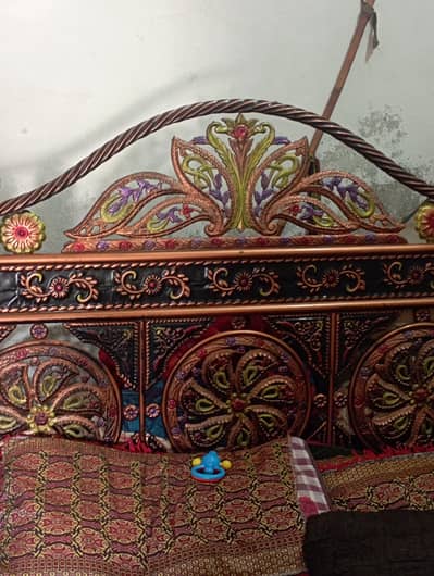 iron double bed for sale