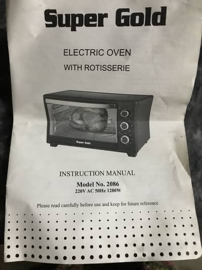 Electric Oven properly working