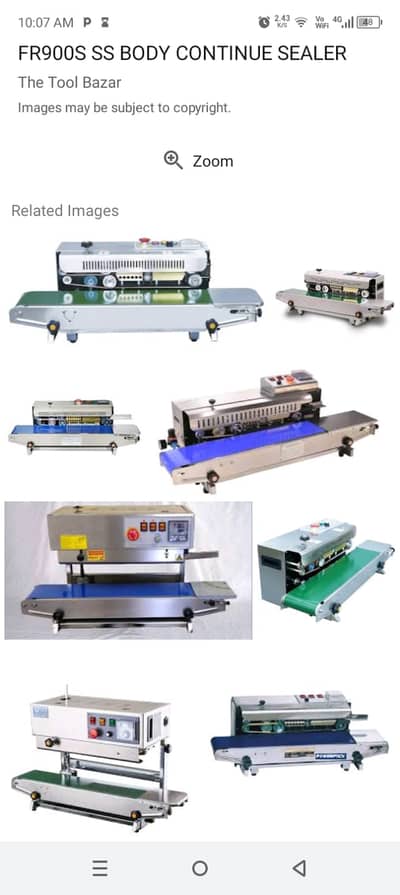 Vacuum Packing Machine for Sale - Pedal impulse sealer - Band sealing