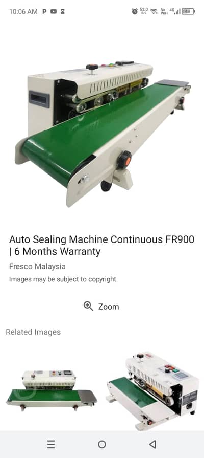 Vacuum Packing Machine for Sale - Pedal impulse sealer - Band sealing