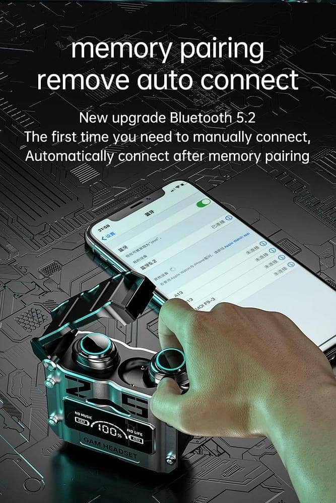 ایم 25 پروفیشنل گیمنگ ایئربڈز - بہترین بیٹری اور شاندار آواز 1