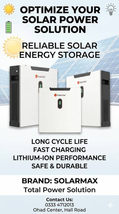Lithium-Ion Batteries | Maxpower solarmax Longpower Pylontech