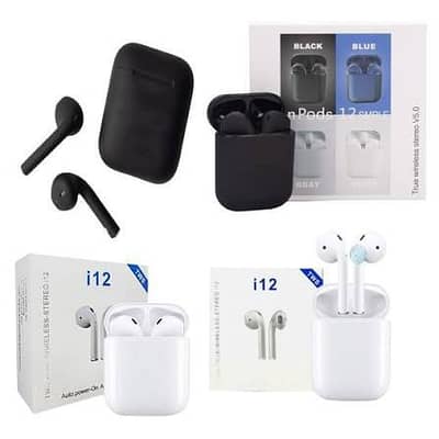 i12 TWS True Wireless Stereo Earbuds with Bluetooth 5.0