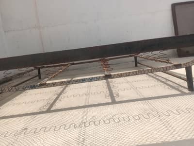 iron bed