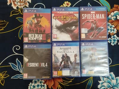 Playstation 4 with 6 games