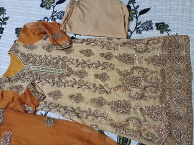 party wear dresses  with traditional goty work