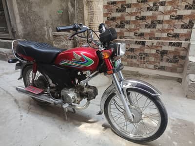 HONDA CD 70 2017 MODEL SARGODHA regestion 03199//36(87)66