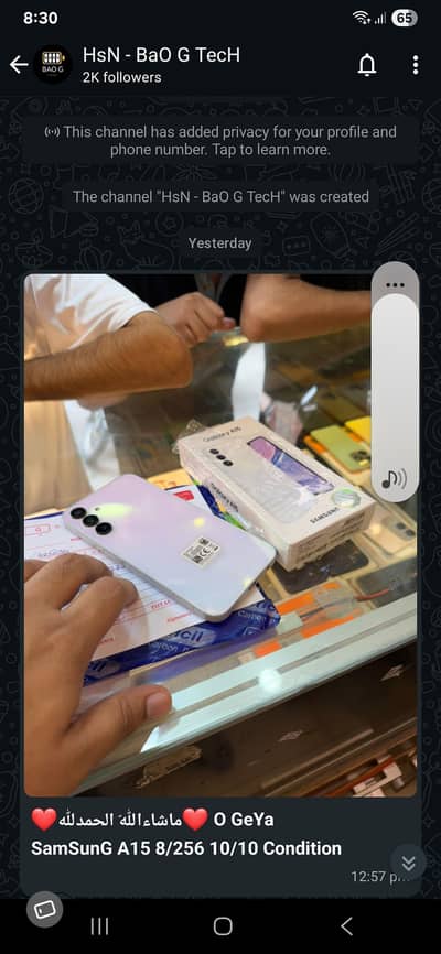 Samsung galaxy a 15 256 gb