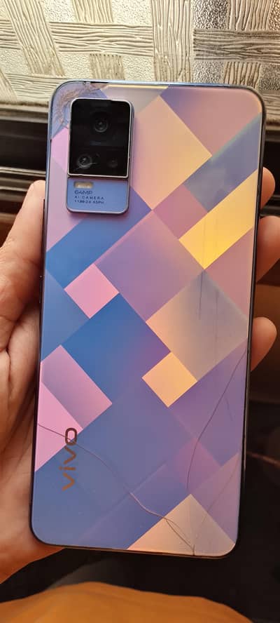 Vivo V21e PTA Approved | Box Available | Panel Broken | Urgent Sale