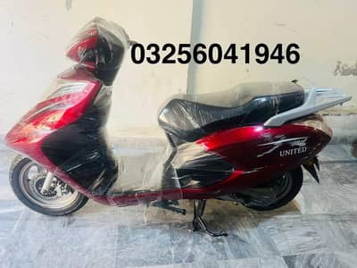 united 2021 petrol self start automatic 100cc scooty