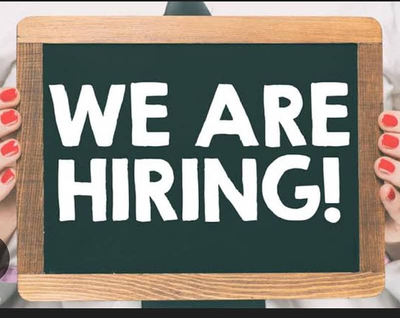 required male and female staff for office work 0