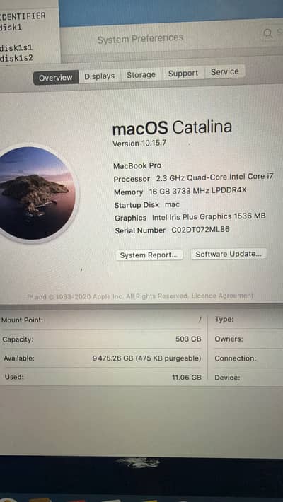 MacBook Pro 2020 | 16GB RAM | 1TB SSD | Dual OS