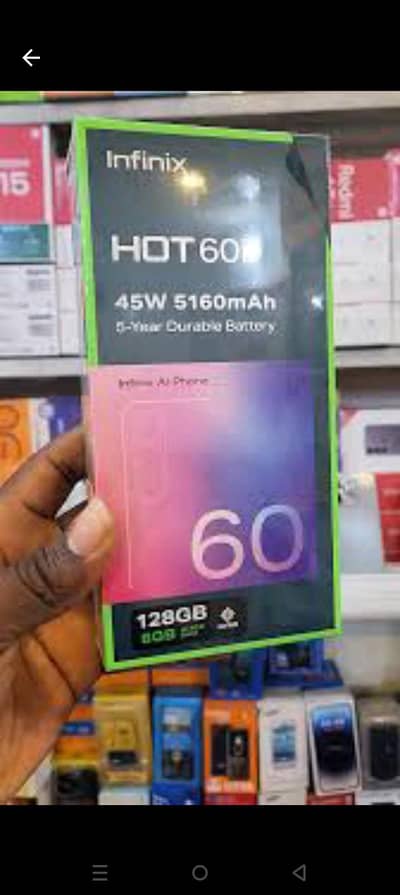 Infinix hot 60i  6 128