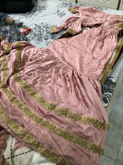 Short frock with garrara and dupatta