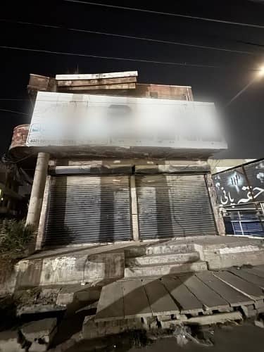 2 Marla Corner Commercial Building Double Story For Sale