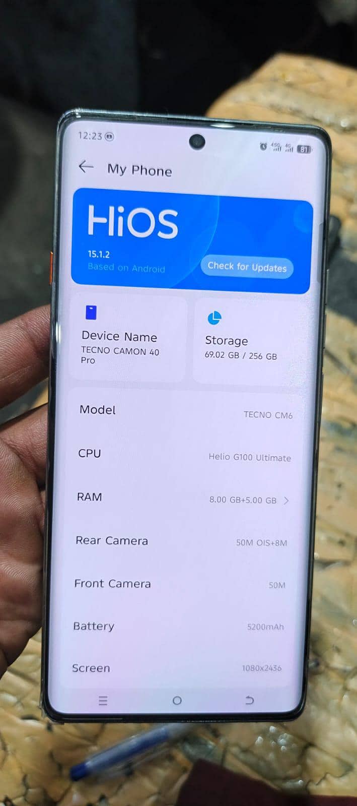 Techno Comen 40 pro 1