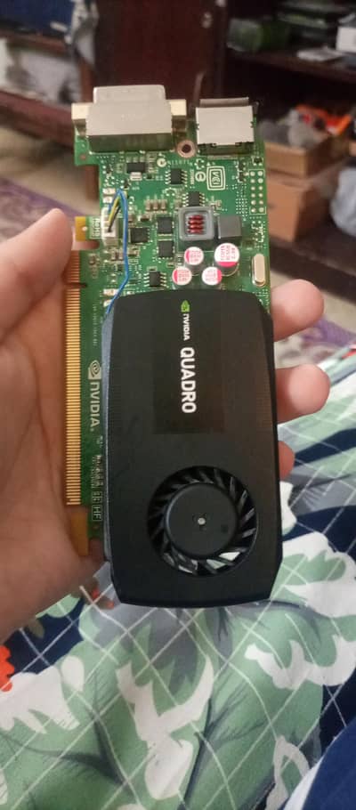 New nvidia quadro k600  1GB DDR3 128bit stable 55 to 60fps and 70