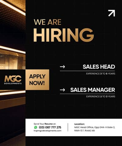 Sales Head,  Sales Manager,  Sales Executive