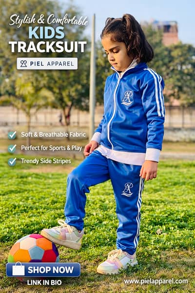  Premium Kids Track Suit Sporty & Comfortable