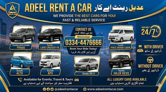 Car for RENT Tourism WEDDING SEASON benz V8 MG SPORTAGE TUCSON Coaster