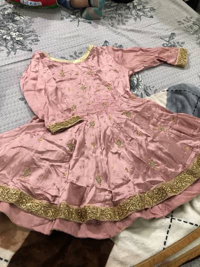 Short frock with garrara and dupatta