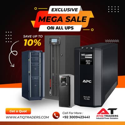 Exclusive Mega Sale on our entire range of UPS systems!