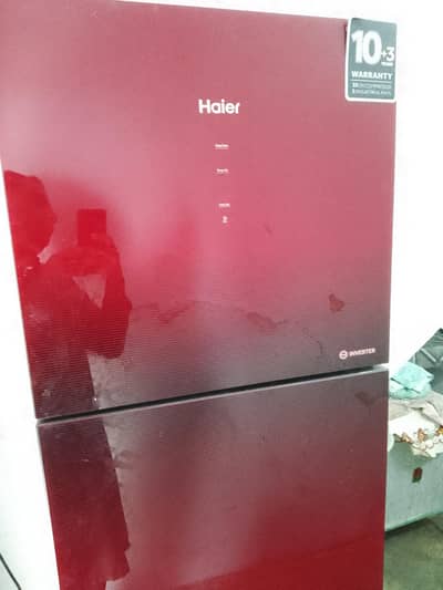 Haier refrigerator new condition 1 months used just  inver