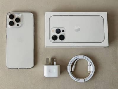 16 Pro max - 256 - Scratchless - With Box & charger