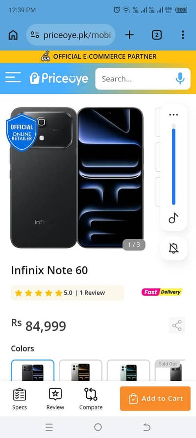 Infinix not 60