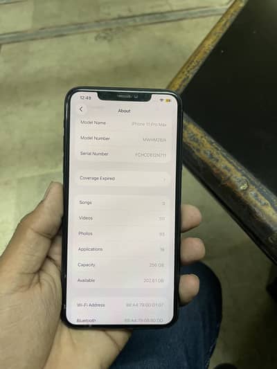iphone 11 pro max / 256gb/ face id off/ health 91