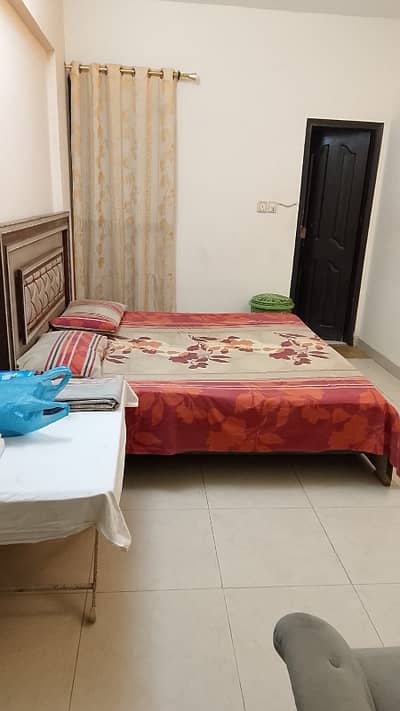 Furnished room for rent 1 bed lounge badar commercial dha phase 5 Karachi